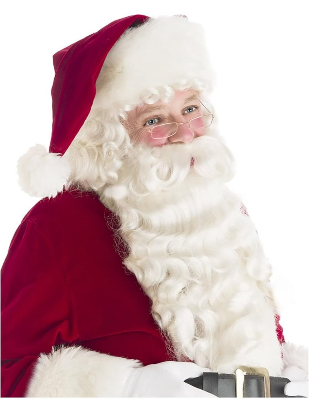 Deluxe Santa Beard & Wig Set | Costume Accessory for Holiday Parties & Events